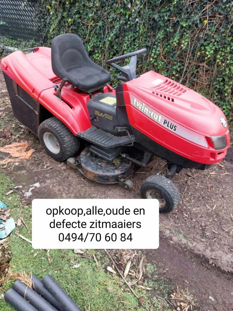 opkoop van alle oude of defecte zitmaaiers, Tuin en Terras, Ophalen, Gebruikt