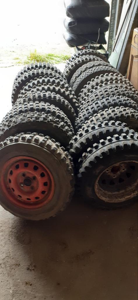Crossbanden te koop 13" de meeste op 4x100 velgen, Autos : Divers, Remorques Pièces, Enlèvement