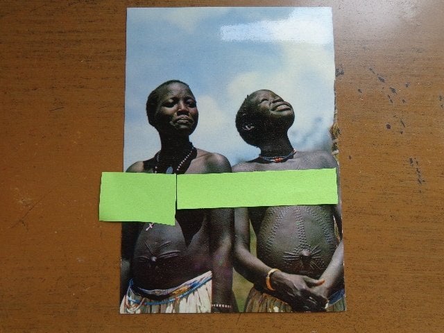 Postkaart Naakt - Karamajong - Kenya, Ugunda border, Verzenden, Ongelopen, Overige thema's