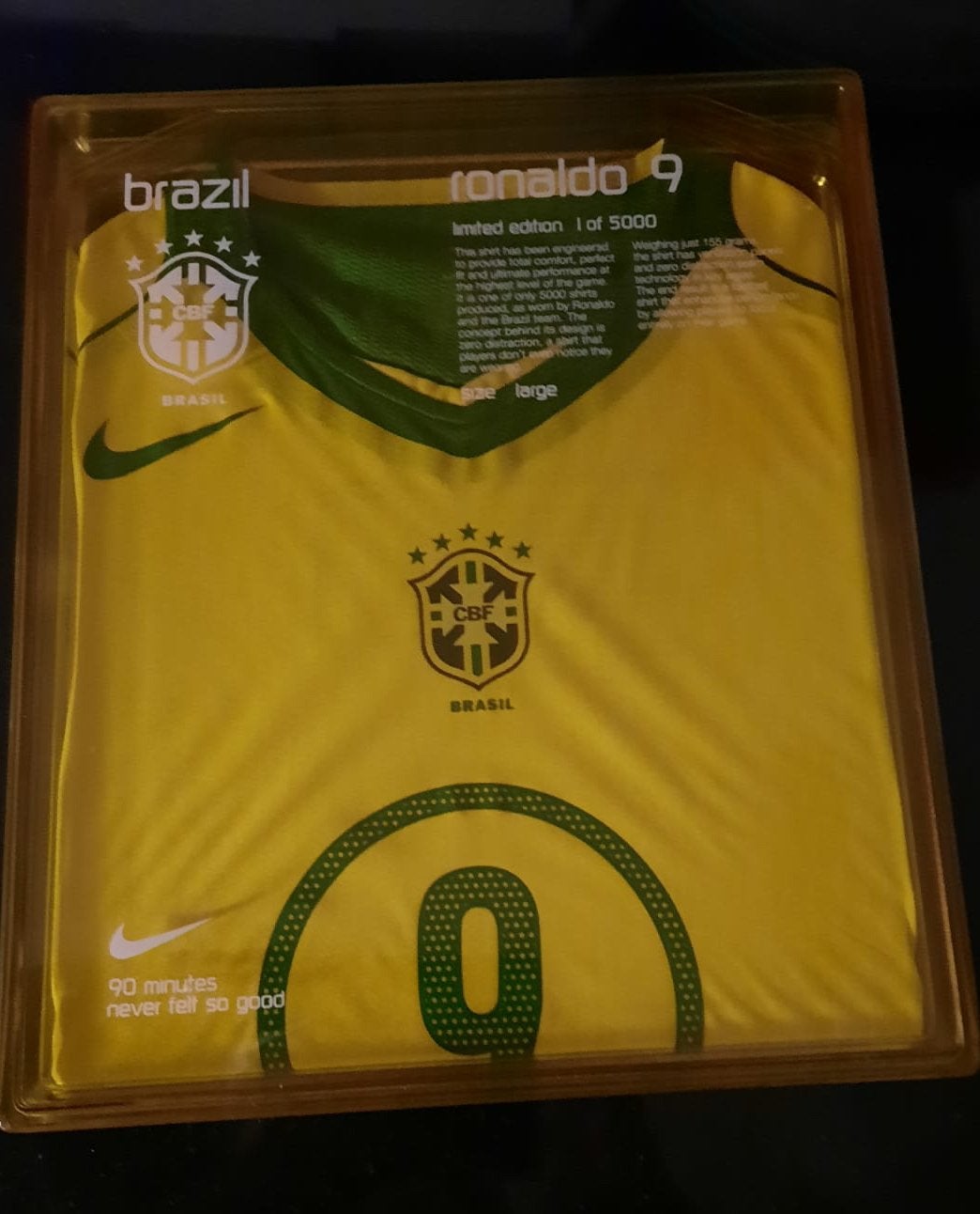 Limited edition shirt brazilie Ronaldo 9, Ophalen of Verzenden, Nieuw, Shirt