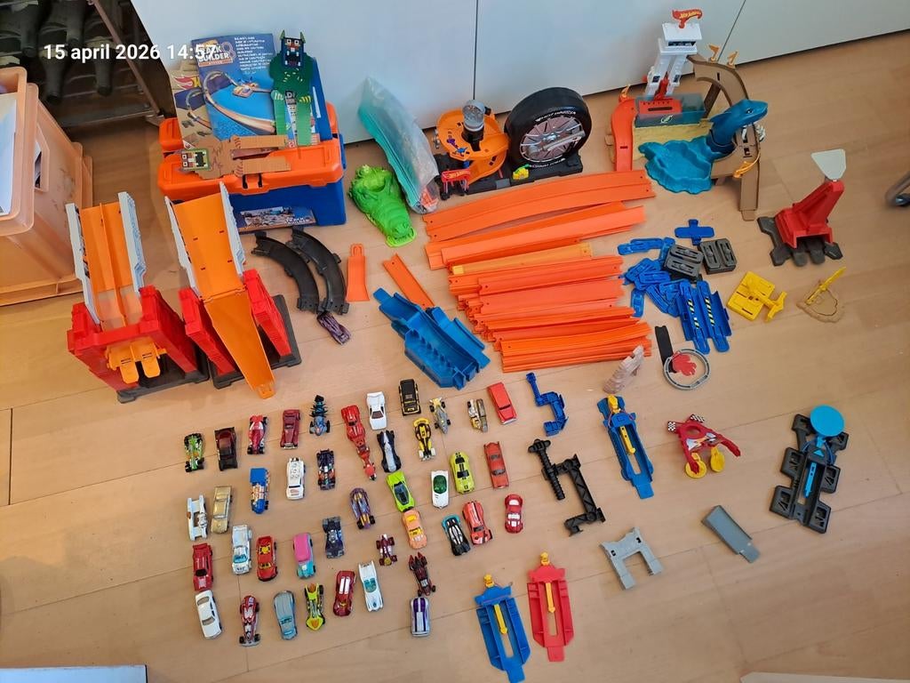 Lot hotwheels met auto's, Enlèvement, Hot Wheels