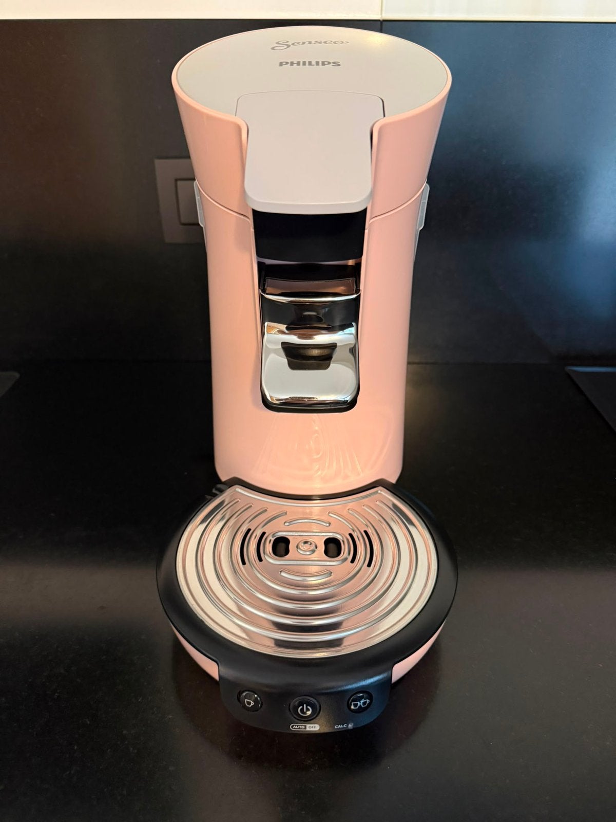 Philips Senseo Viva Café lichtroze kleur, Ophalen, Zo goed als nieuw, Koffiemachine