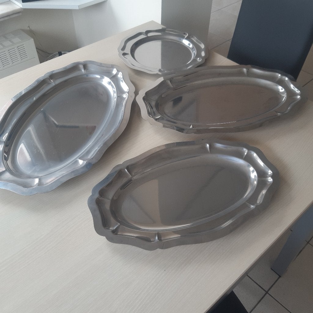 inox schalen, Ophalen, Schaal