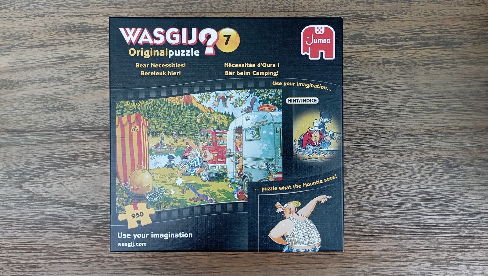 Wasgij Original 7 Bear Necessities! 950 stukjes, Ophalen of Verzenden, 500 t/m 1500 stukjes, Zo goed als nieuw, Legpuzzel