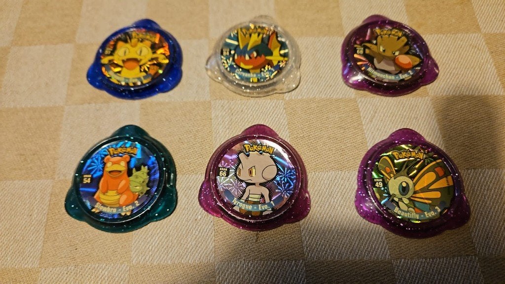 6 pièces Pokémon, dont Meowth Slowbro Hitmonchan Tyrogue, Enlèvement ou Envoi, Neuf, Autres types