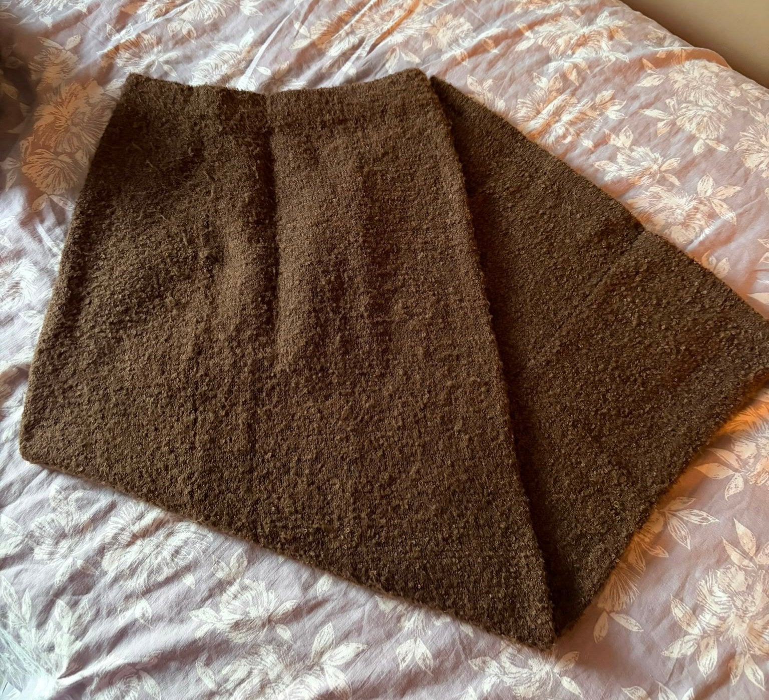 Donkerbruine rok, Kleding | Dames, Rokken, Ophalen, Bruin, Zo goed als nieuw, Maat 34 (XS) of kleiner