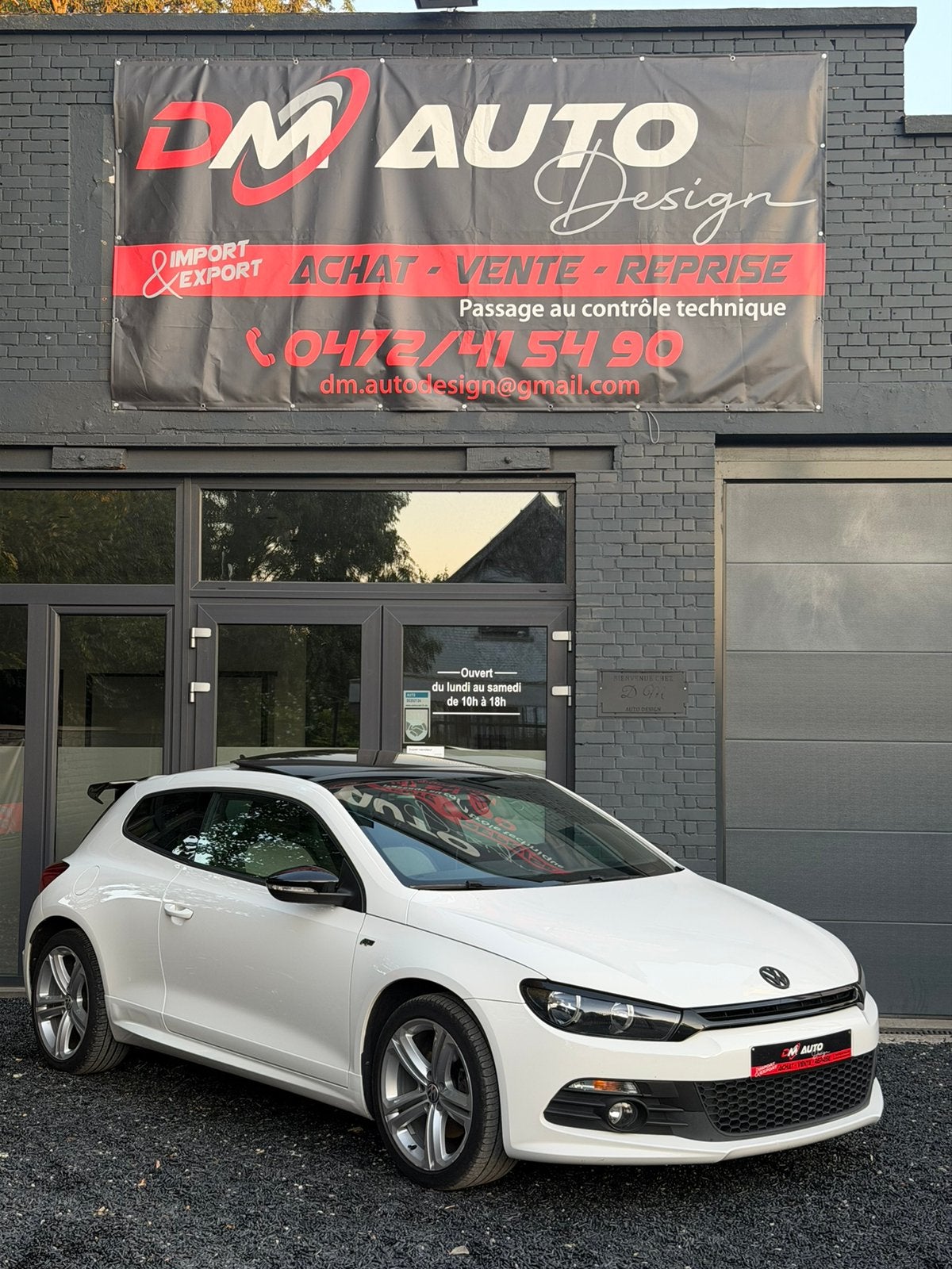 VW Scirocco R Line 1.4 TSI Automatique DSG 2014, Auto's, Automaat, Euro 5, Zwart, Alcantara