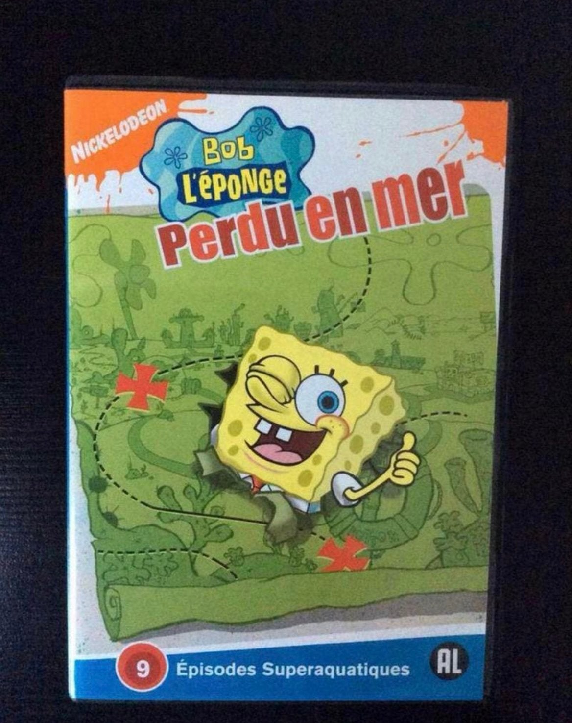 Bob l’éponge (Perdu en mer), Enlèvement, Comme neuf, Anglais, Anglais