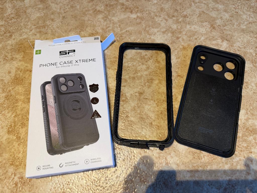 SP Connect Phone Case Xtreme - iPhone 17 Pro case, Kunststof, IPhone 17, Zwart, Hoesje of Tasje