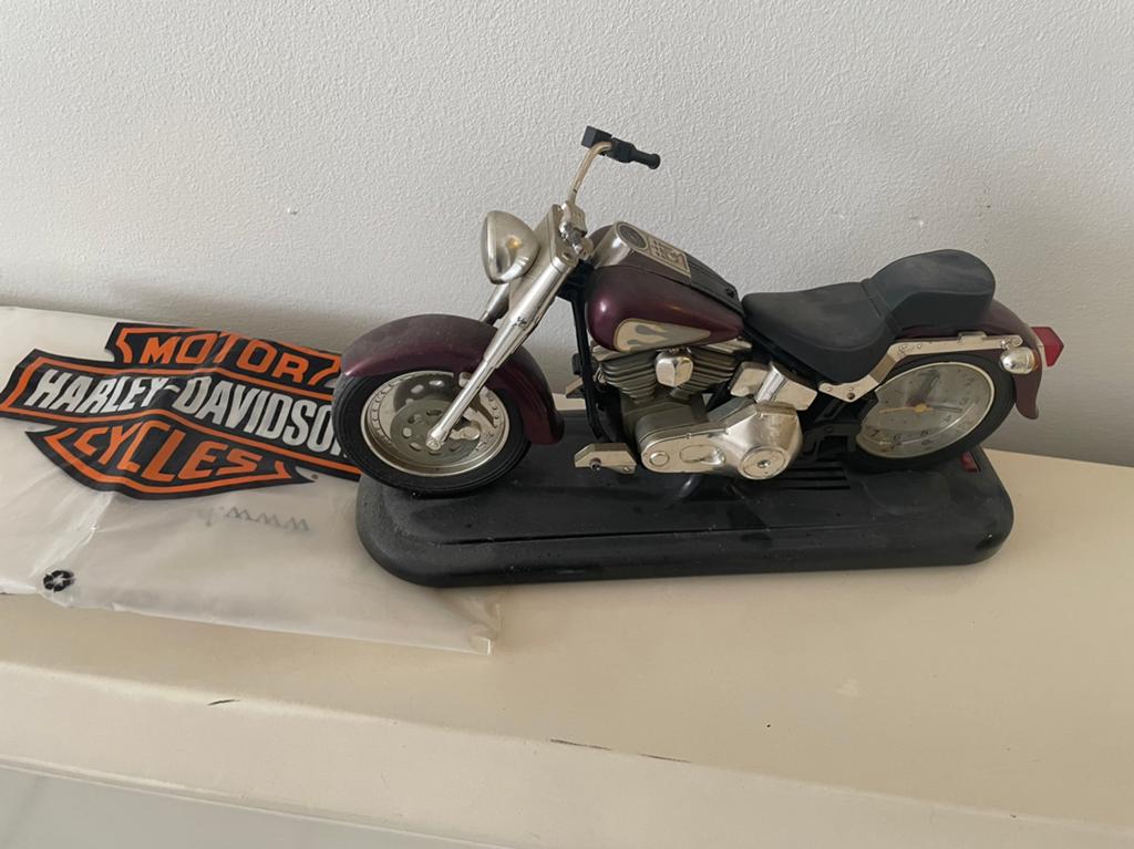 Réveil pour moto Harley-Davidson-Pièce de décoration unique, Enlèvement ou Envoi, Comme neuf