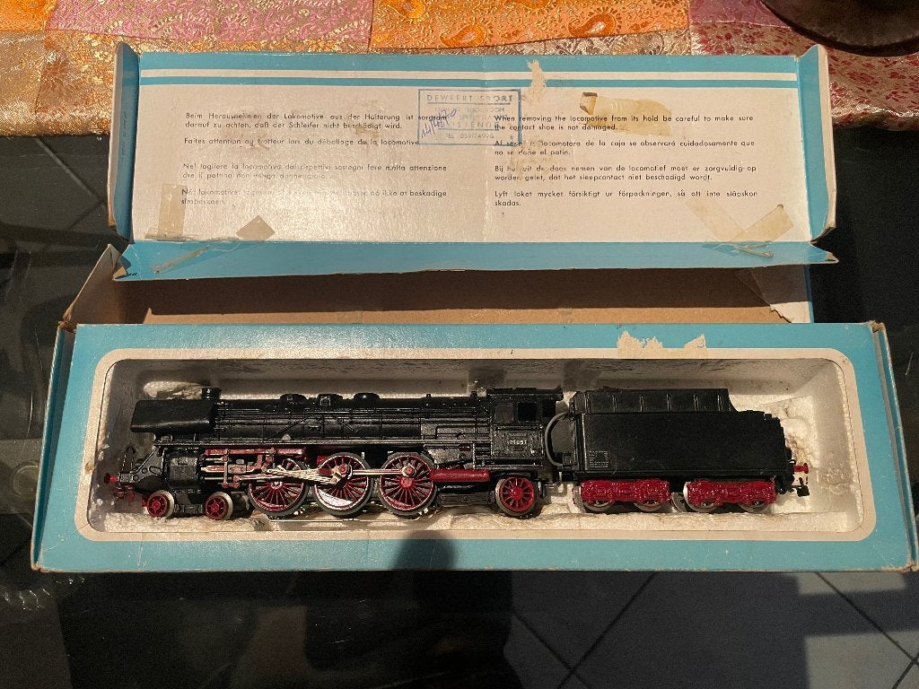 Marklin stoomlocomotief 3048 getest en met doosje, Analogique, Enlèvement ou Envoi, Utilisé, Locomotive