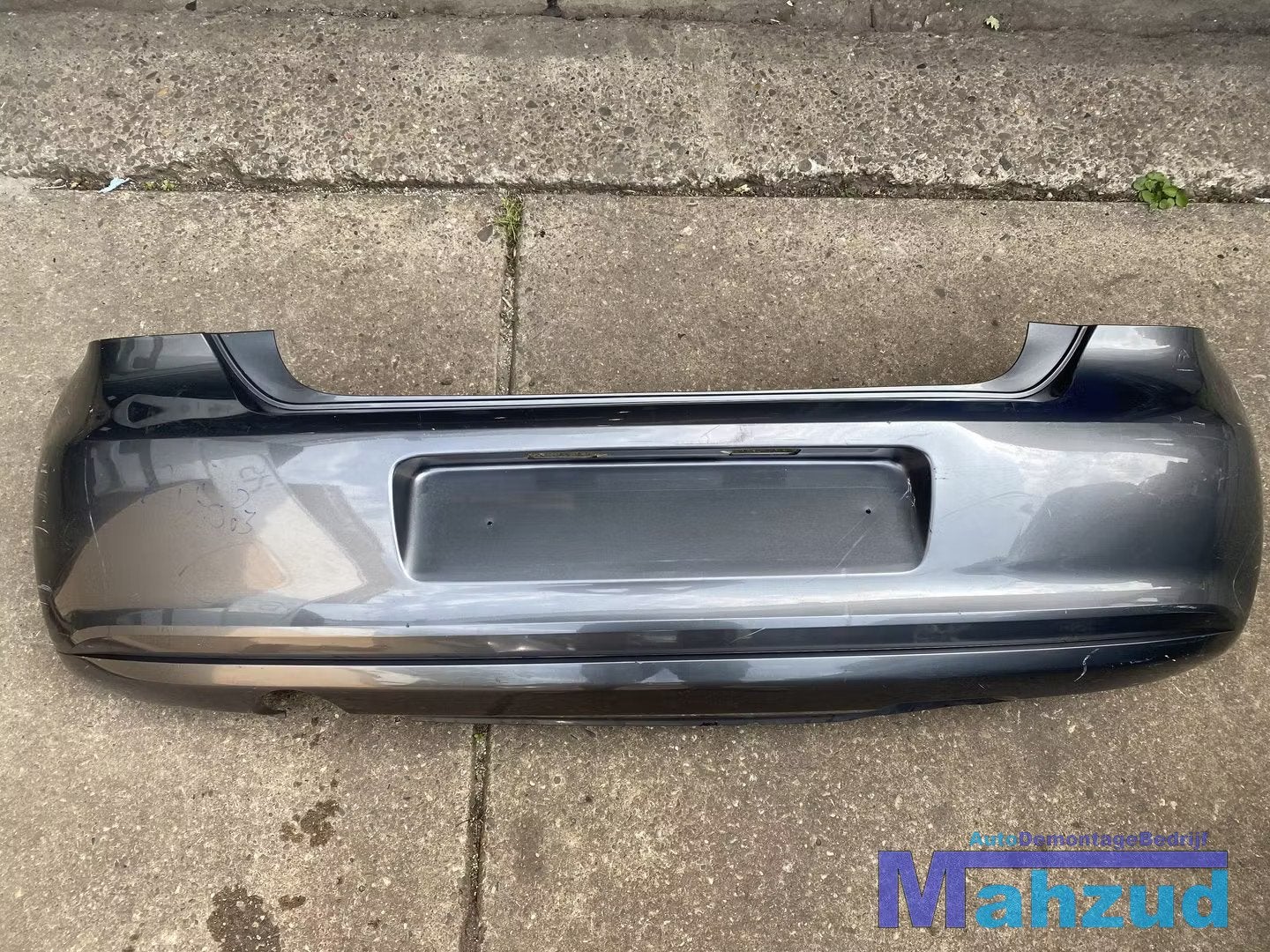 VW POLO 6R donker grijs achterbumper 2009-2016, Arrière, Pare-chocs, Volkswagen, Volkswagen AG