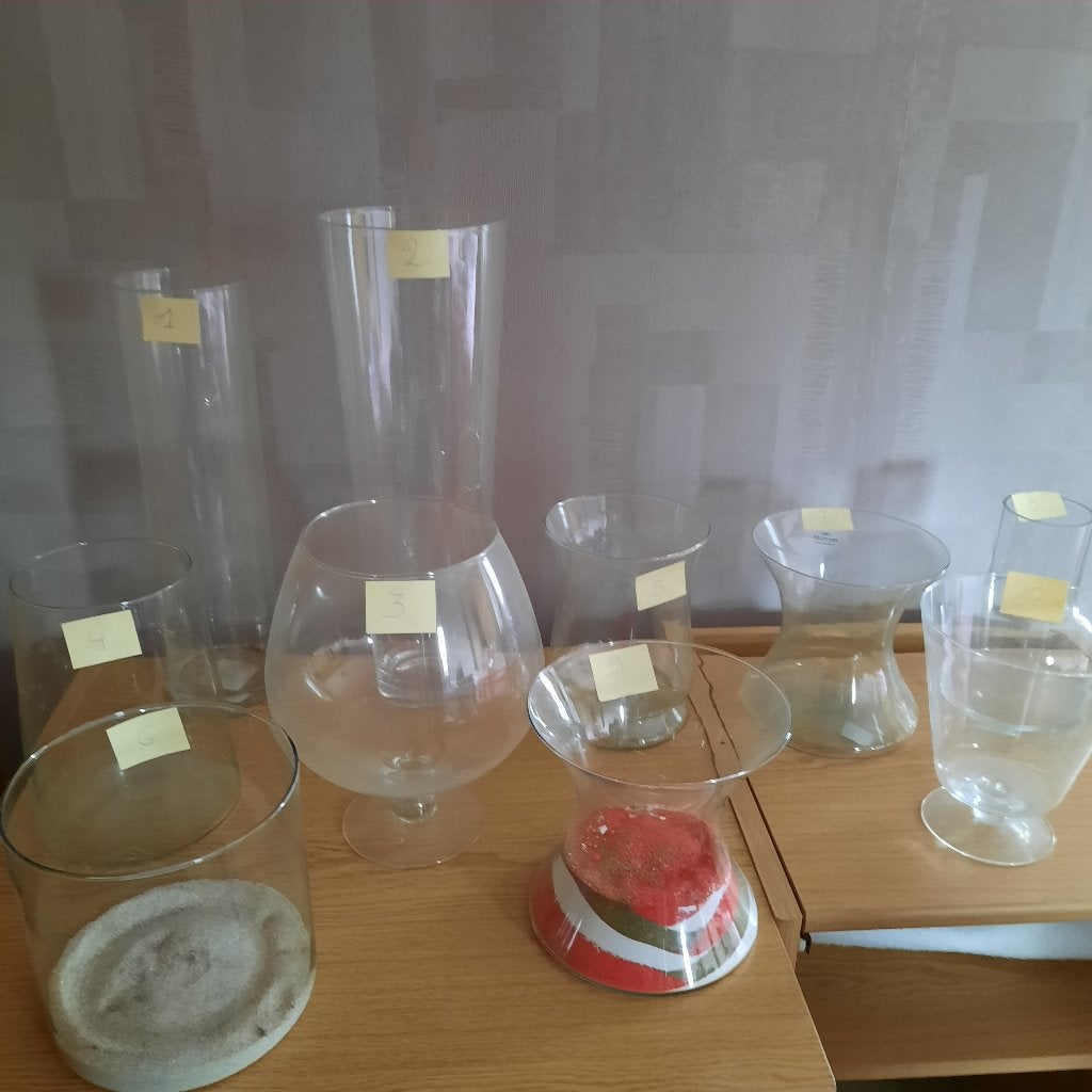 Vazen van glas, Ophalen, Zo goed als nieuw, Glas