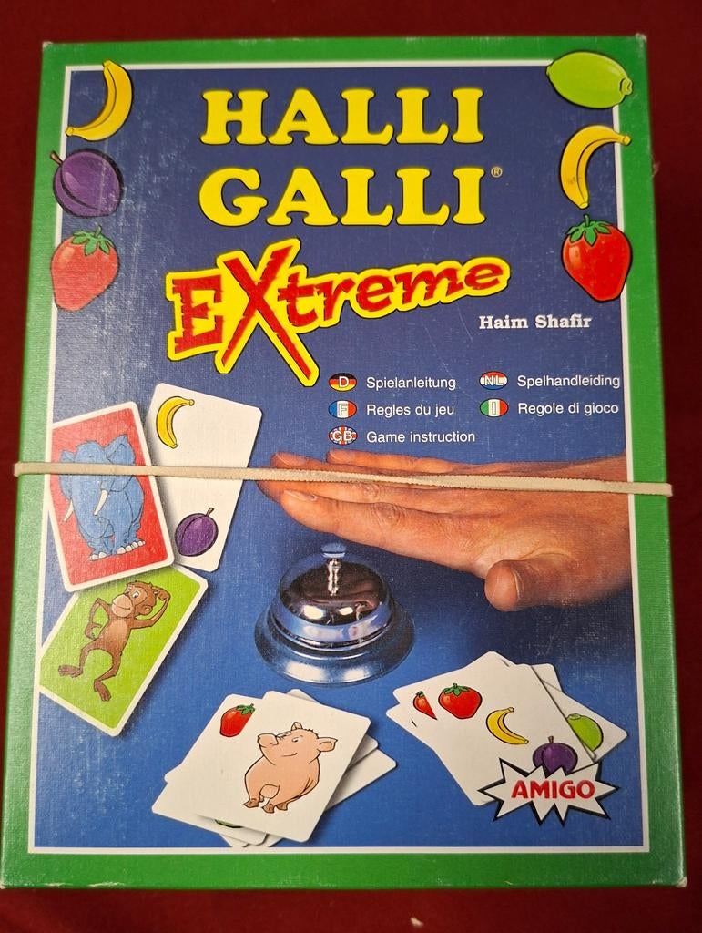 Gezelschapsspel : Halli Galli extreme, Hobby en Vrije tijd, Ophalen of Verzenden