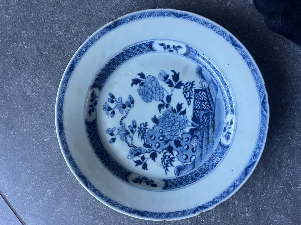 Antiek chinees bord, Antiek en Kunst, Ophalen of Verzenden