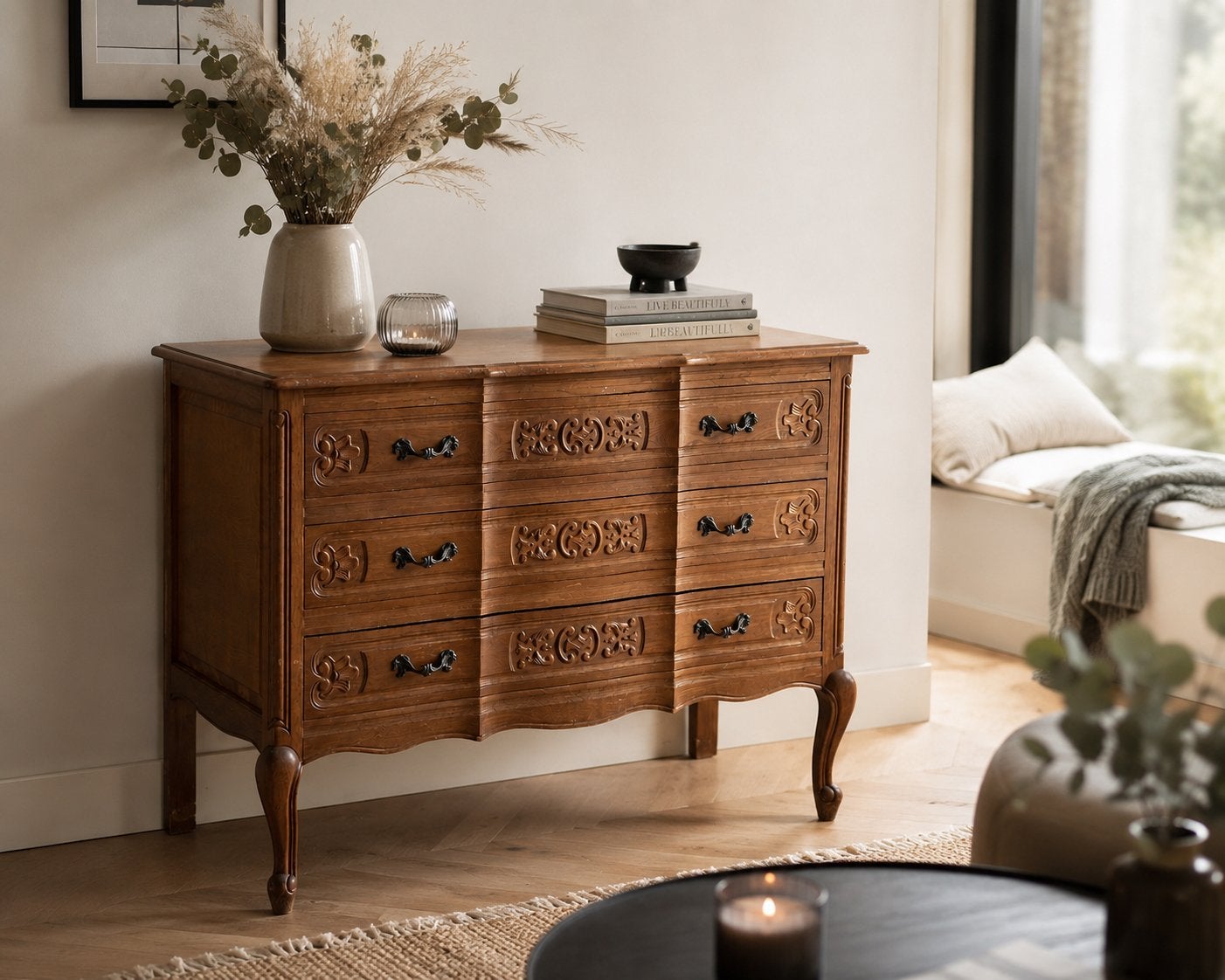 Charmante commode in Louis XV-stijl, Ophalen, Zo goed als nieuw