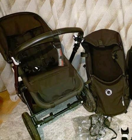 Bugaboo Cameleon 3 Cadre noir, Enfants & Bébés, Enlèvement, Poussette, Bugaboo, Avec nacelle