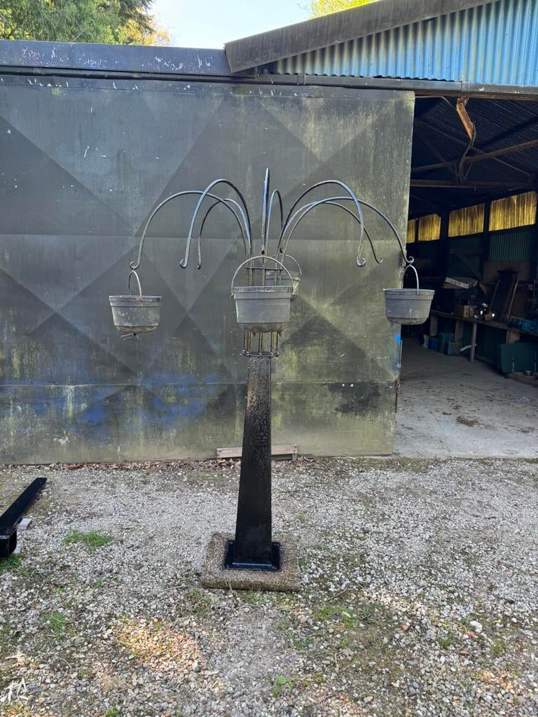 Bloemenstaander, Ophalen