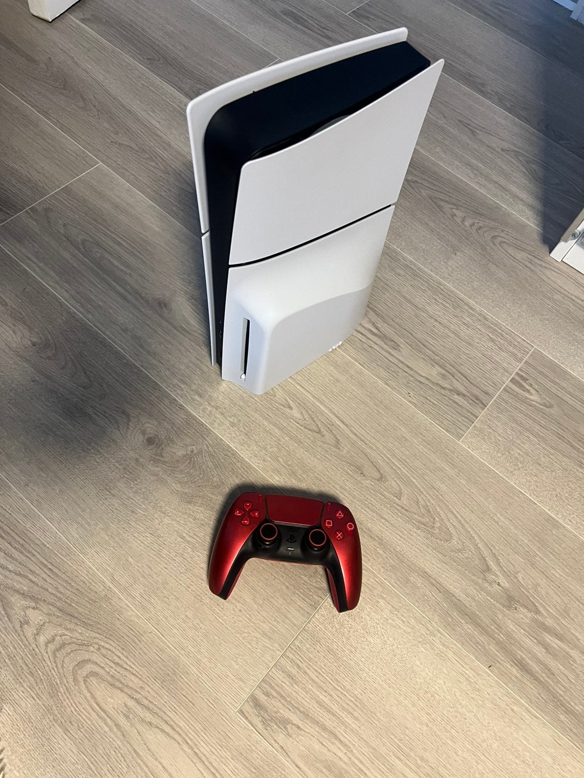 PlayStation 5 Slim Disc Edition (1TB) + Controller + 5 Games, Games en Spelcomputers, Ophalen, Zo goed als nieuw, Playstation 5