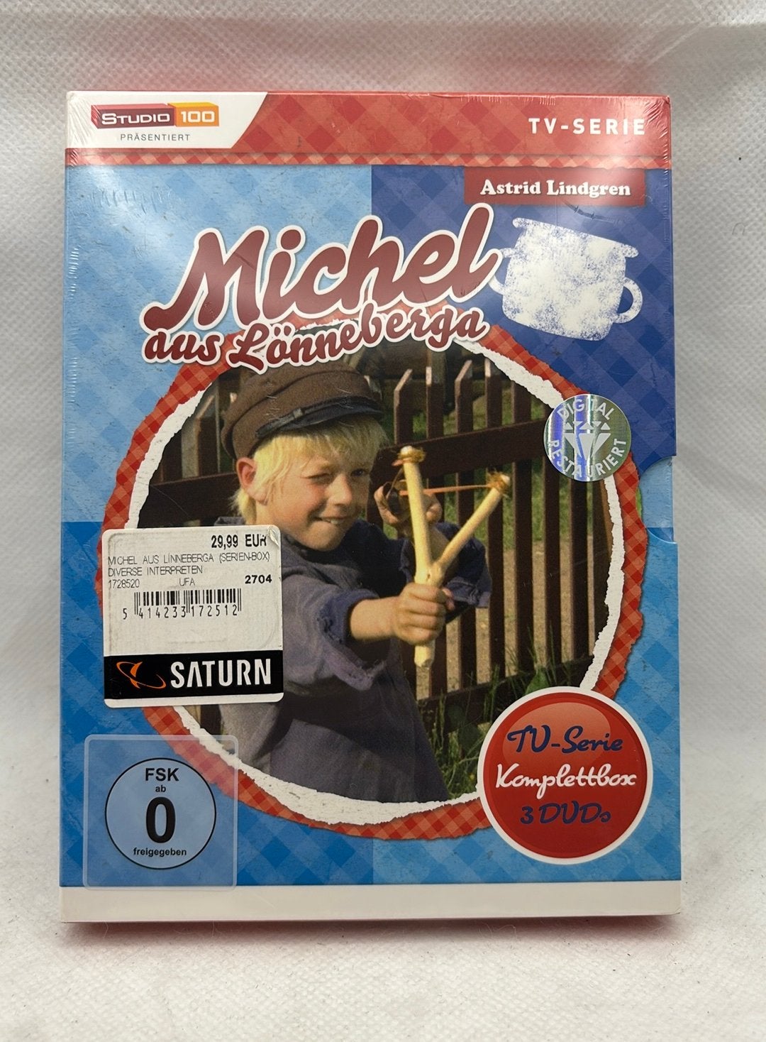 Michel aus Lönneberga — Komplettbox tv-serie (3 dvd's), Cd's en Dvd's, Ophalen of Verzenden, Nieuw in verpakking