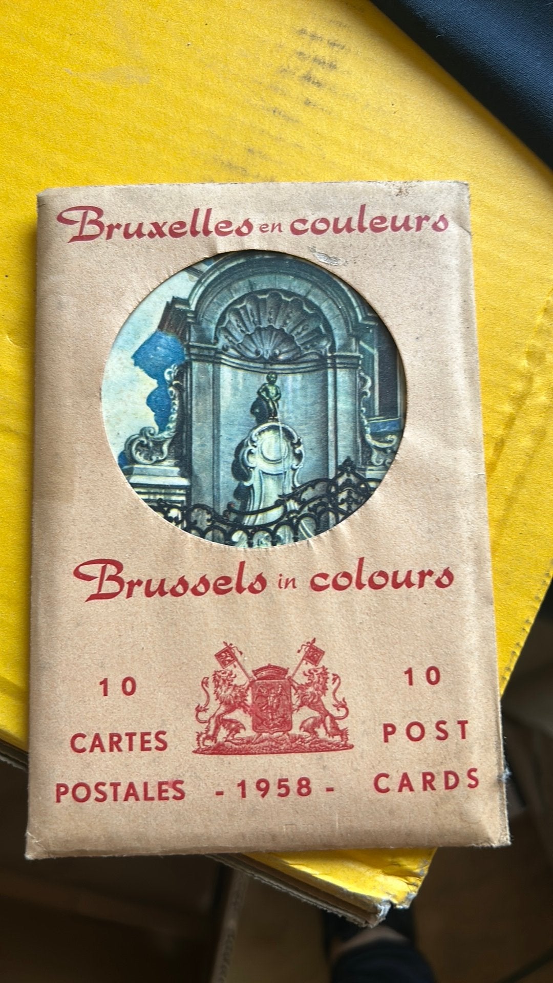 Oude postkaarten Brussel, Verzamelen, Ophalen, Zo goed als nieuw