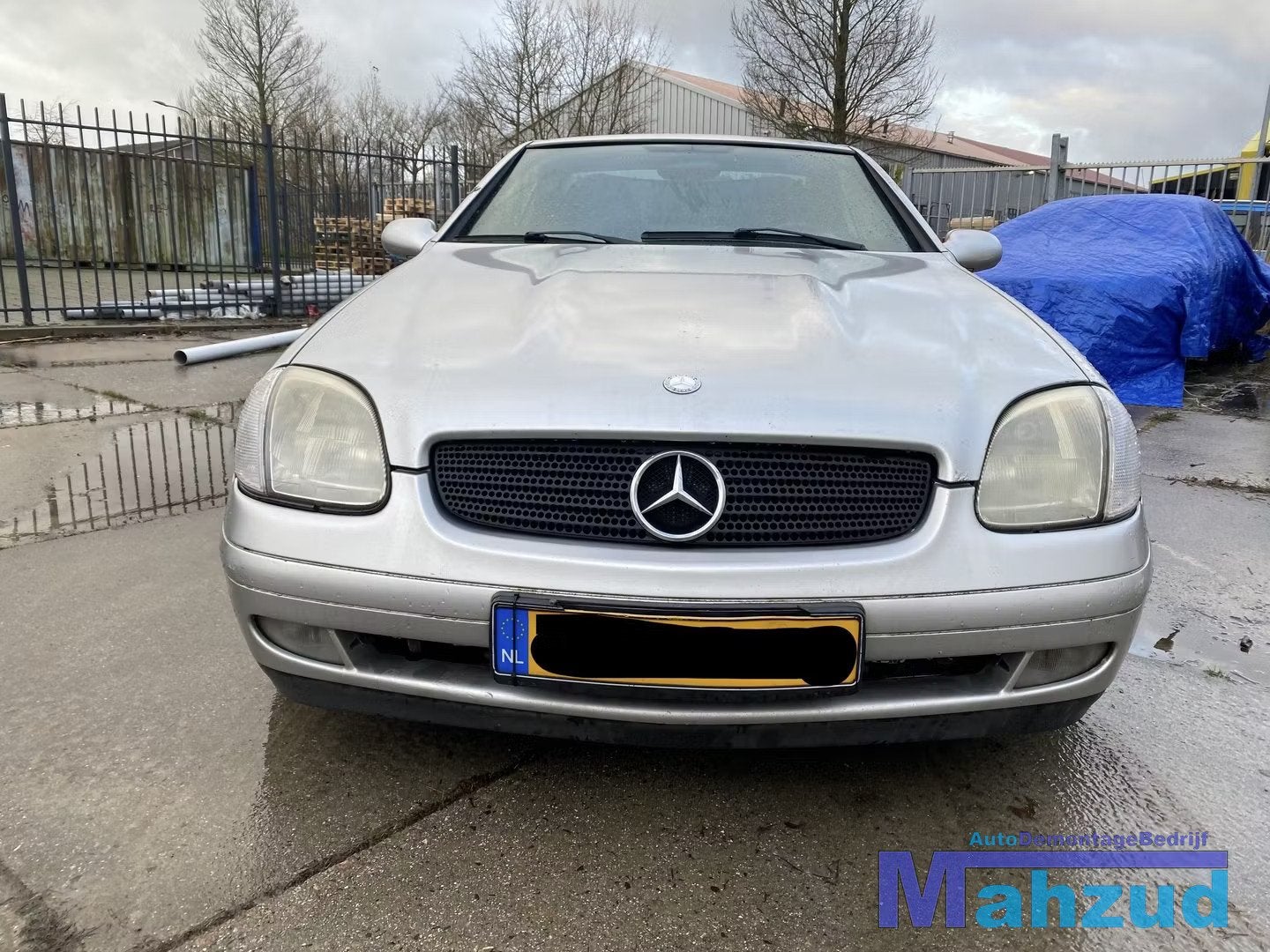 MERCEDES SLK R170 Zilver 744 Voorbumper 1996-2004, Gebruikt, Mercedes-Benz AG, Voor, Mercedes-Benz