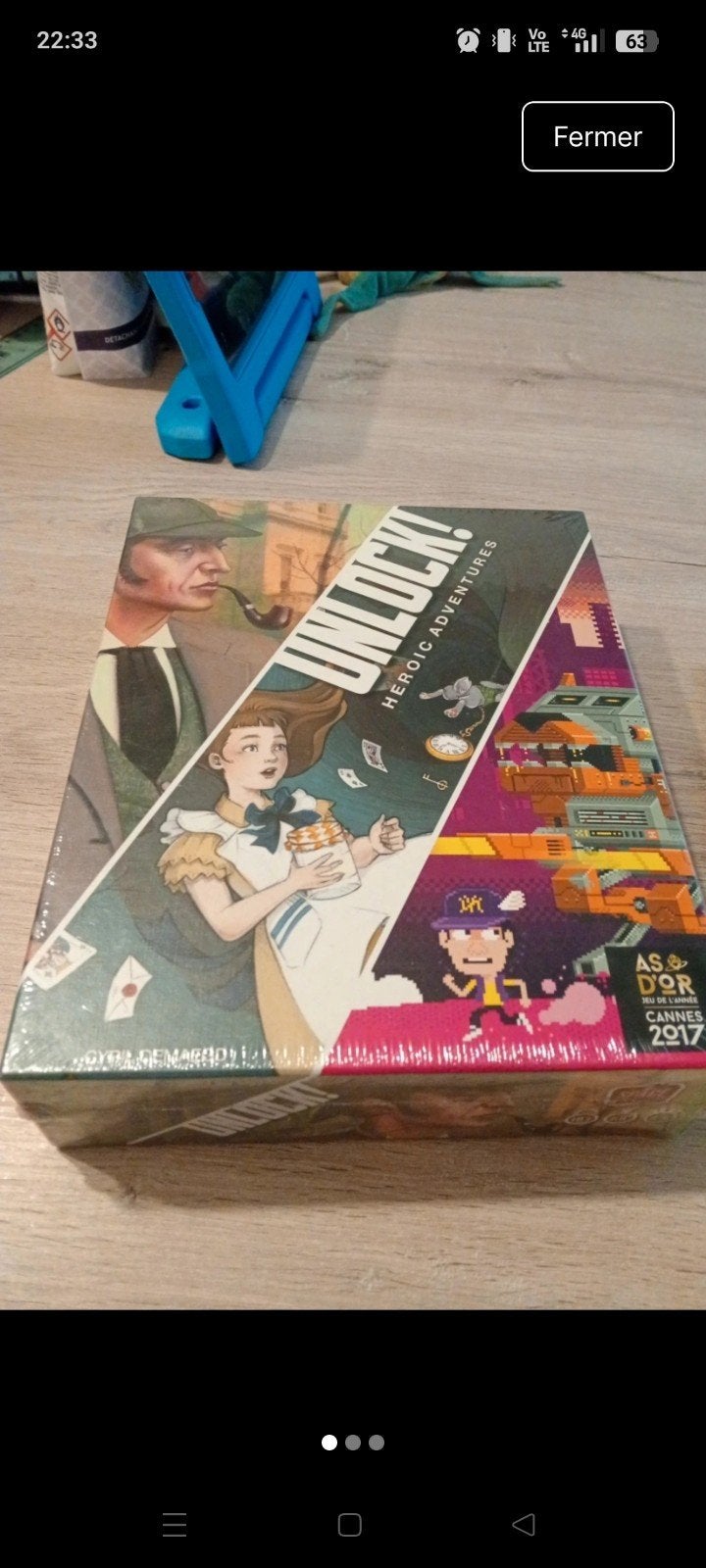 jeux de société unlock heroic adventure, Enlèvement