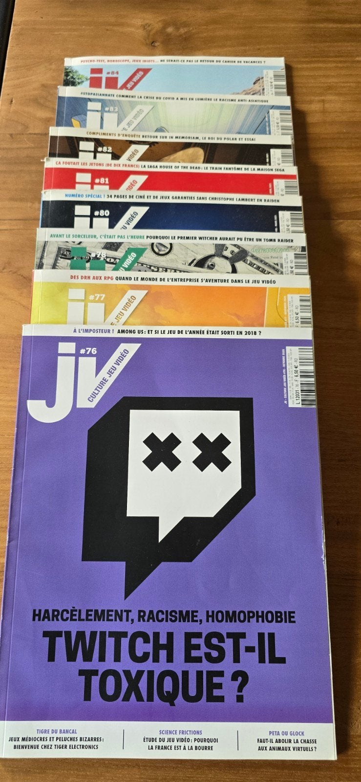 lot de revue culture jeu video, Enlèvement