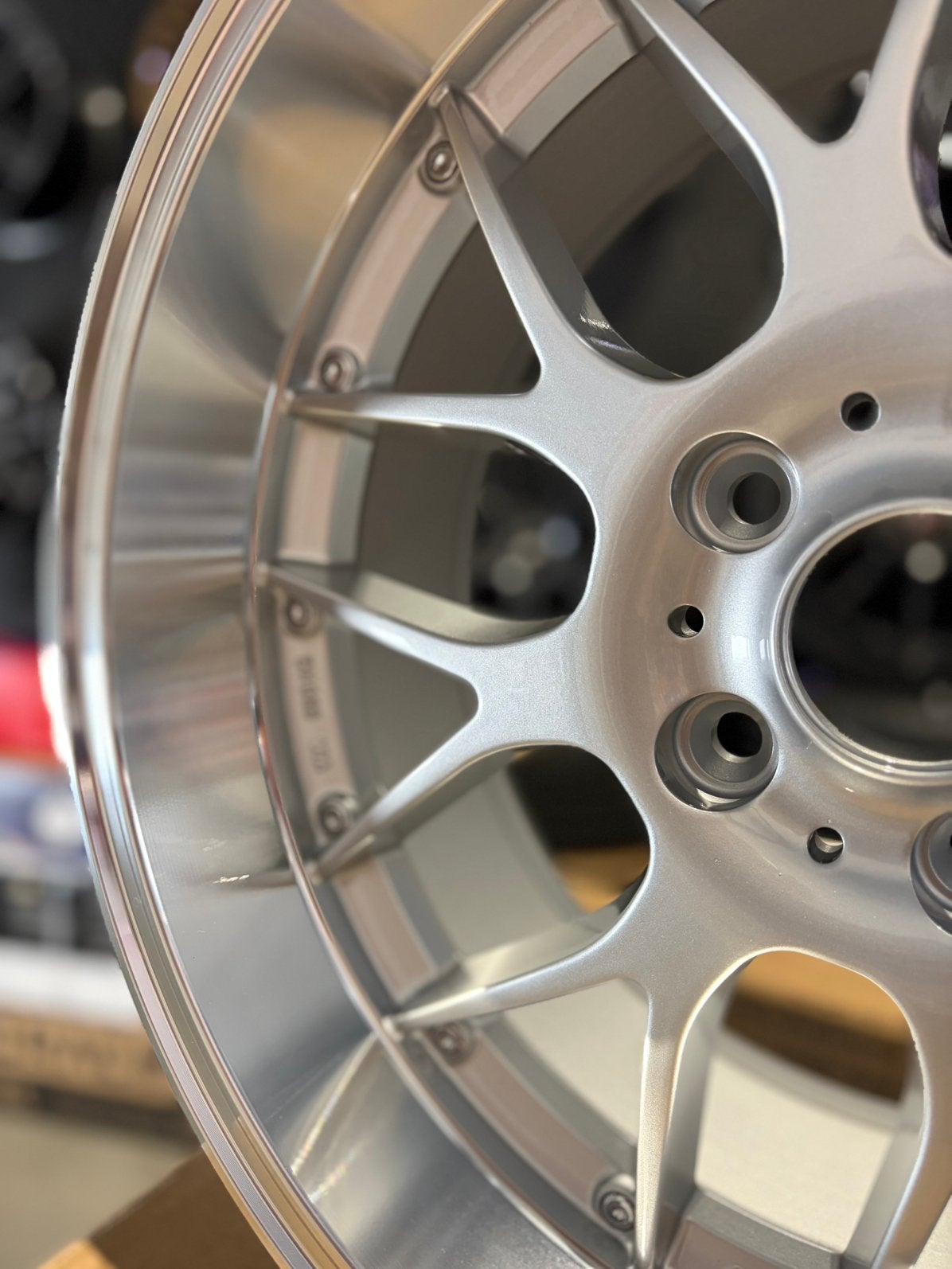 18” bbs style silver polished, Enlèvement