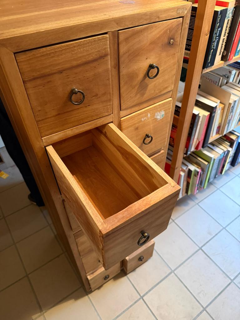 Mooie houten ladenkast, 5 laden of meer, Ophalen, Gebruikt