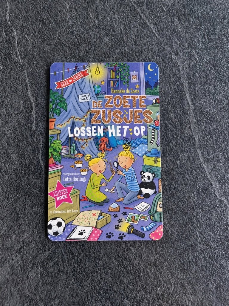 Yoto kaart - De Zoete Zusjes lossen het op, Ophalen of Verzenden, Nieuw, Taal en Lezen, Met geluid