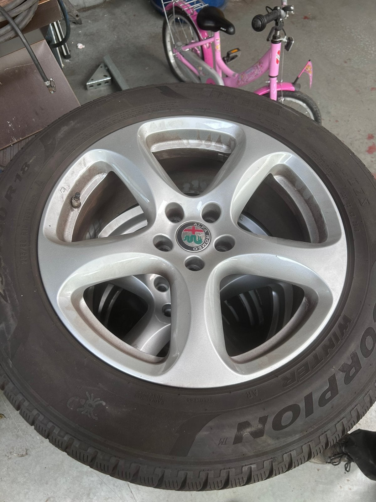 Set Winterbanden origineel Alfa Romeo Stelvio, Ophalen, Winterbanden, Velg(en)