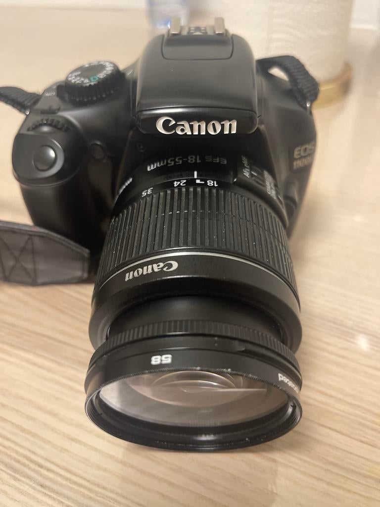 Appareils photo Canon EOS 1100D + objectif 18-55mm, Ophalen, Zo goed als nieuw, Canon