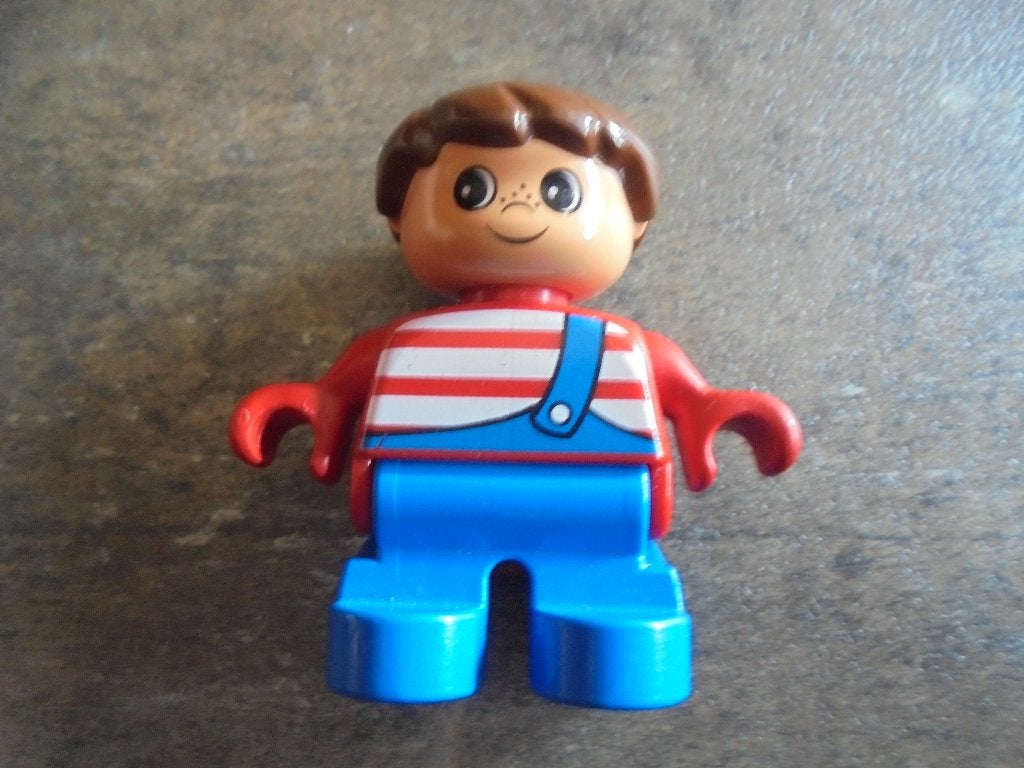 Lego Duplo Figures Old Model Child Boy (zie foto's) 2, Ophalen of Verzenden, Gebruikt, Losse stenen, Duplo