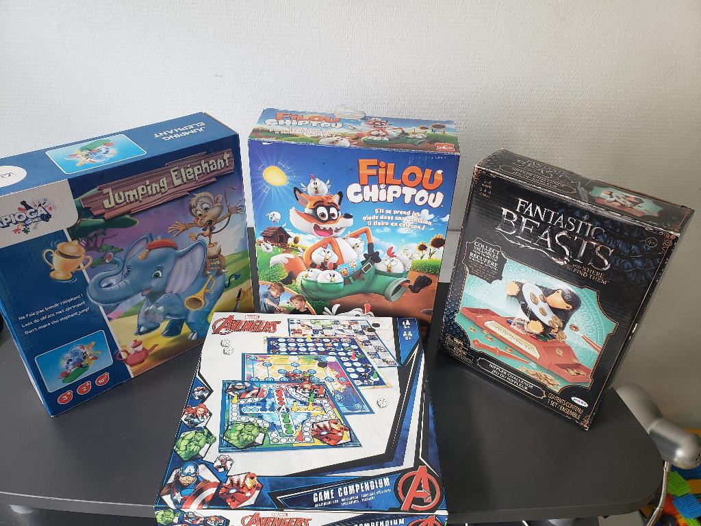 Jeux de société, Enlèvement, Comme neuf