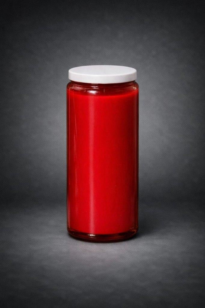 Bougie de neuvaine rouge, Enlèvement ou Envoi, Neuf, Rouge, Bougie