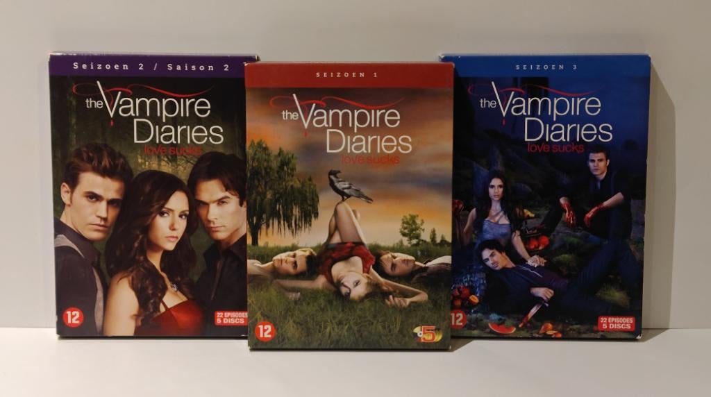The Vampire Diaries Seizoen 1,2&3 DVD Boxsets Complete set, Enlèvement ou Envoi, Tous les âges, Coffret, Science-Fiction et Fantasy