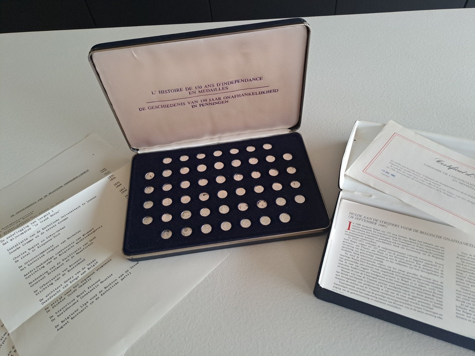 Muntenverzameling 150 jaar onafhankelijkheid, Postzegels en Munten, Ophalen