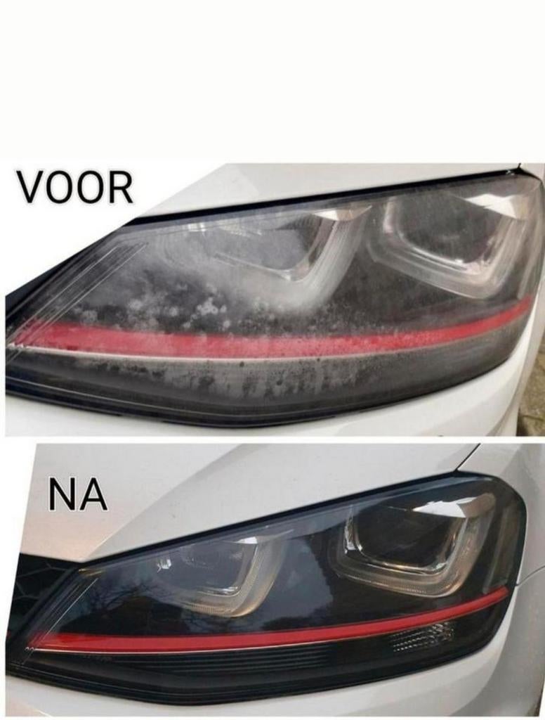 Koplampen polijsten herstellen