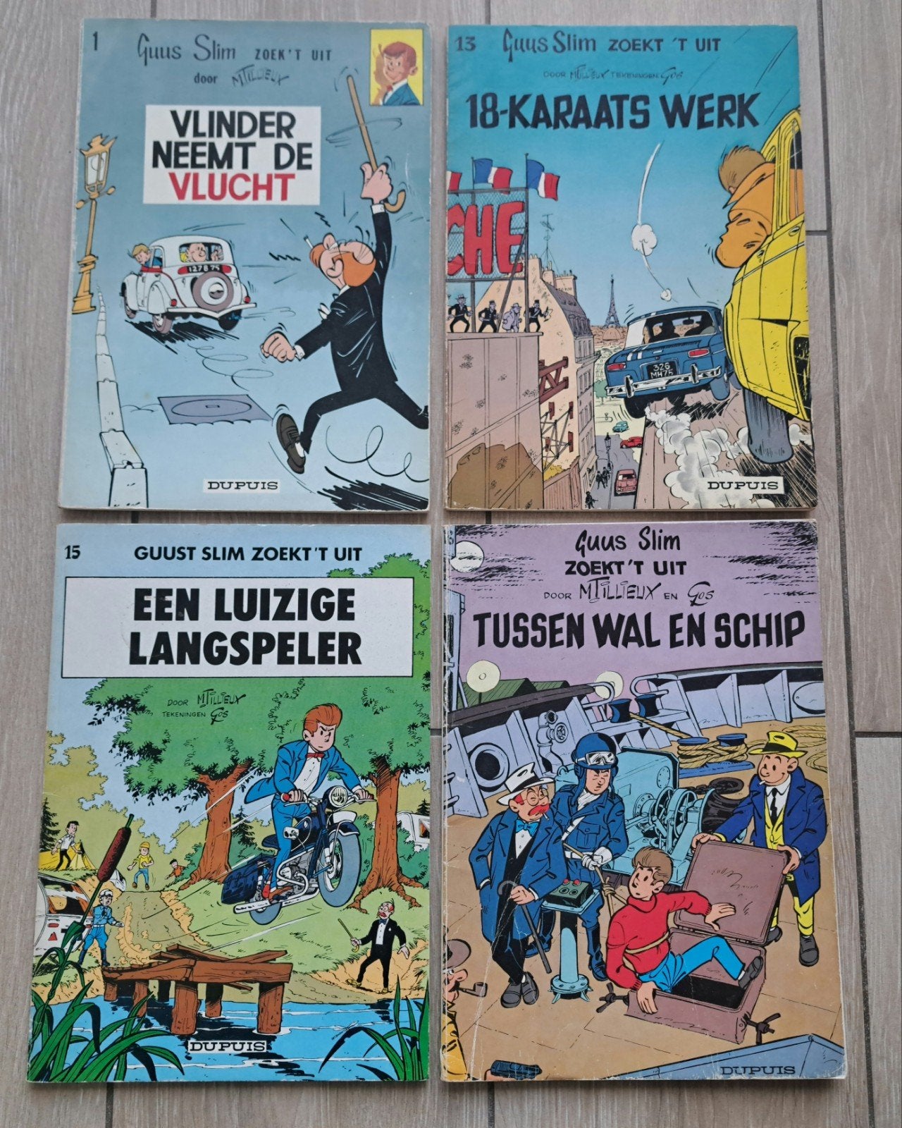 Lot strips: Guust slim zoekt uit, Boeken, Ophalen of Verzenden, Gelezen