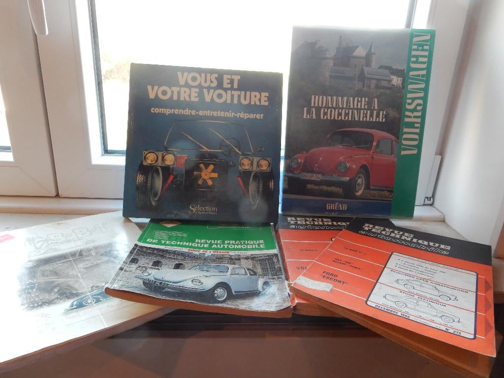 7 livres et revues techniques sur cox, Enlèvement ou Envoi, Utilisé, Volkswagen