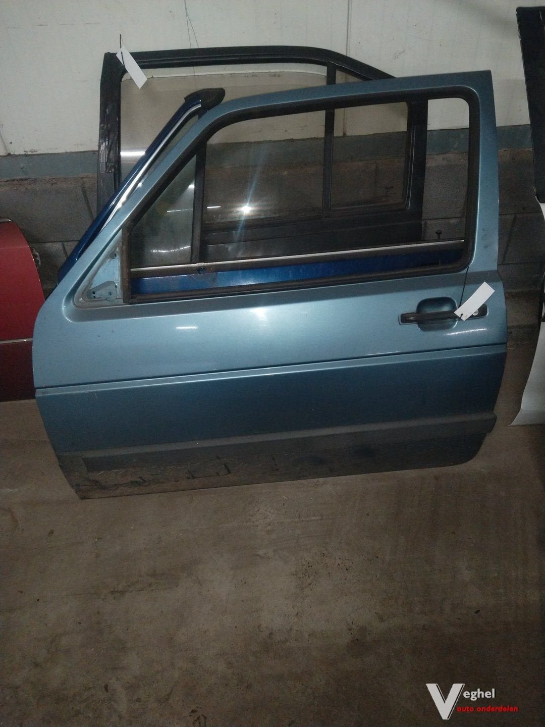 Golf 2 links voor deur blauw 1989, Ophalen, Gebruikt, -, Deur