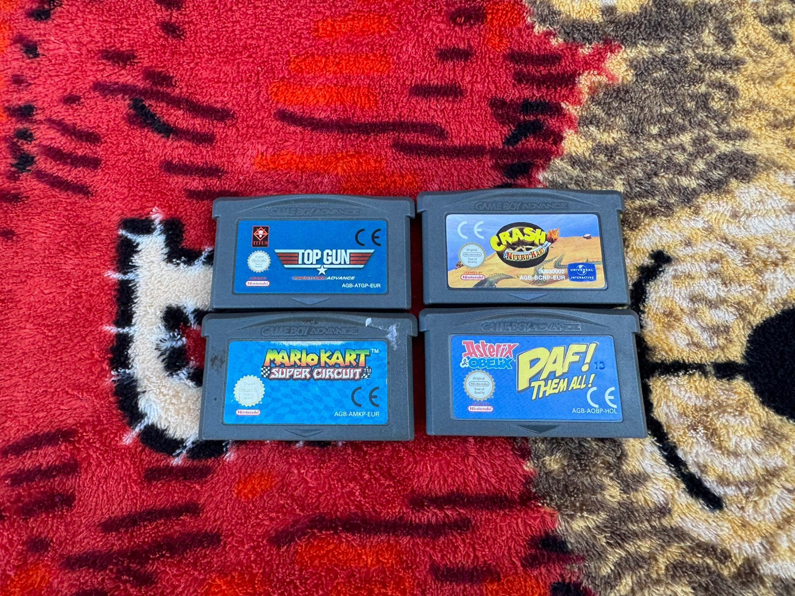 Jeux Gameboy Advance, Enlèvement ou Envoi