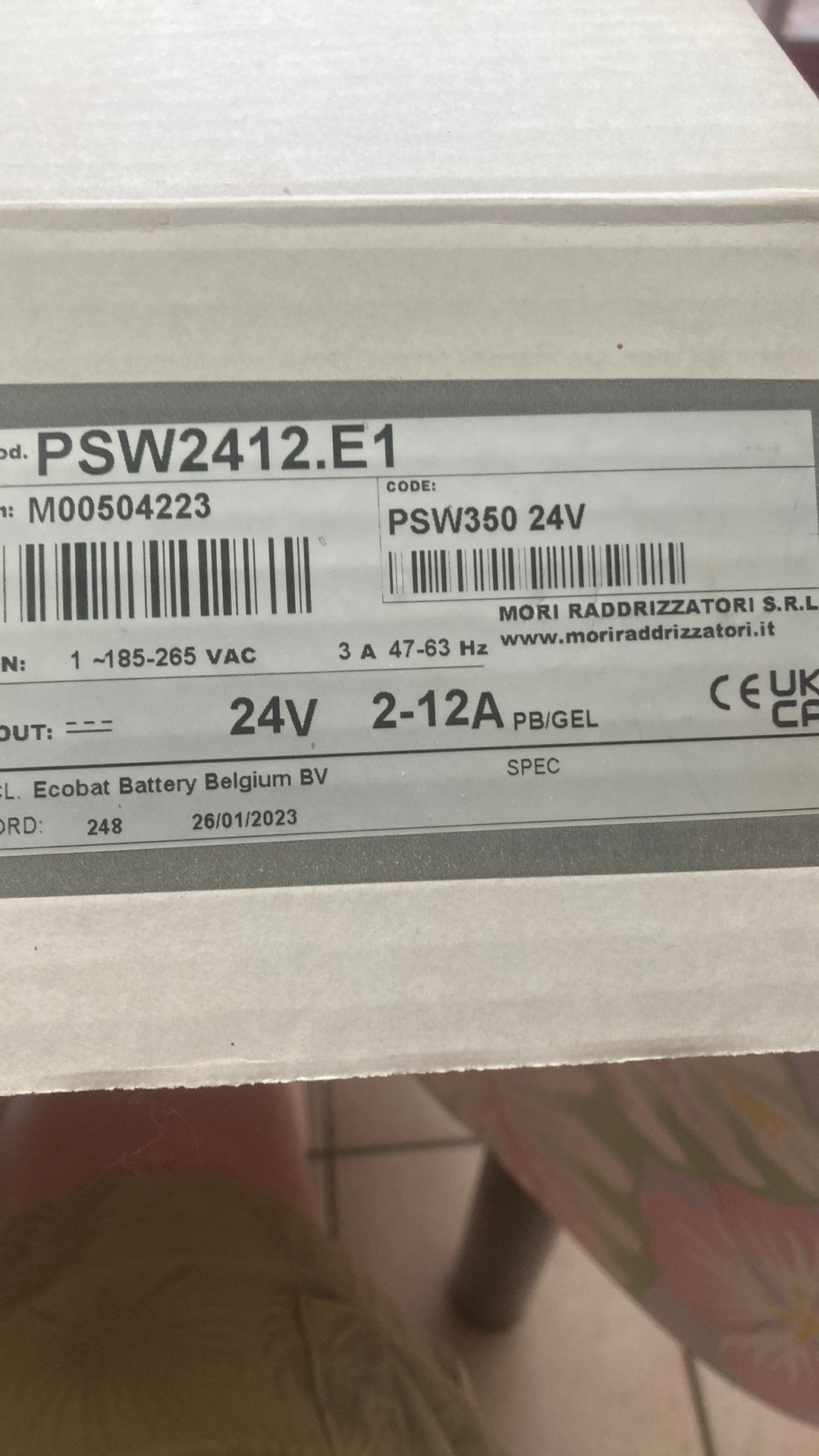 Oplader poetsmachine edrive, Ophalen, Zo goed als nieuw