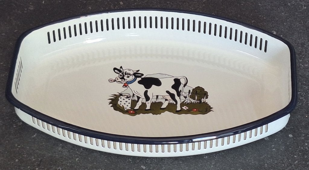 Joli plat - plateau émaillé allemand, Antiek en Kunst, Ophalen of Verzenden