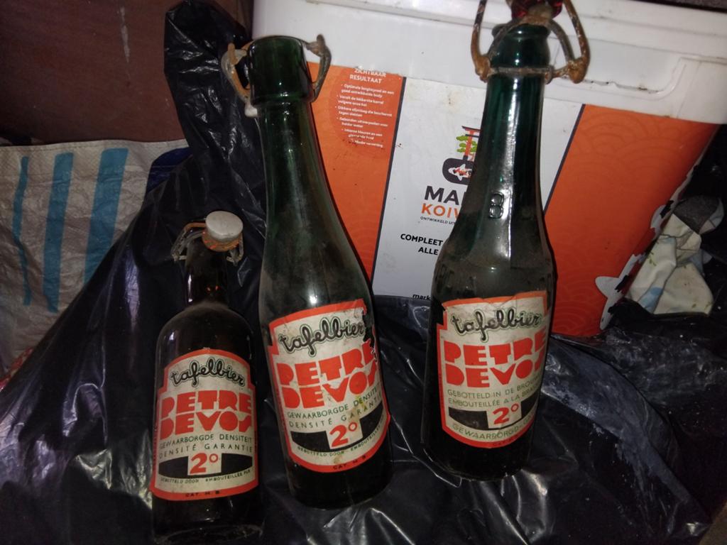 Bierflesjes oudenaarde petre Devos enzo..., Ophalen of Verzenden