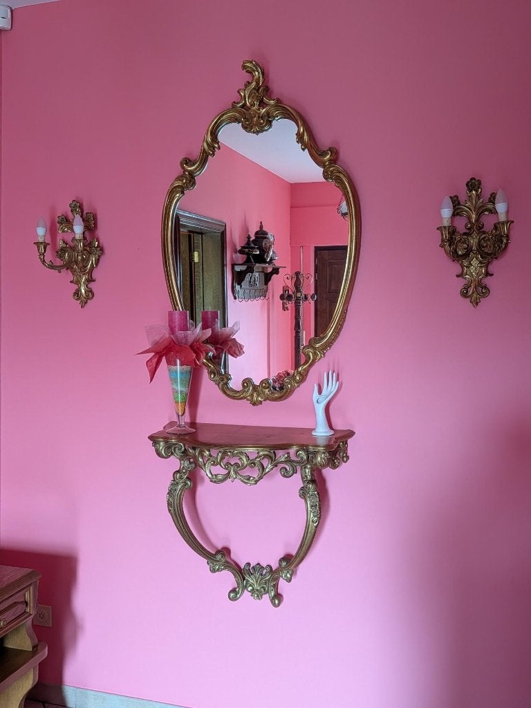 Magnifique ensemble - Style Louis XV / Rococo doré, Maison & Meubles, Doré, Autres styles, Objet de décoration, Comme neuf