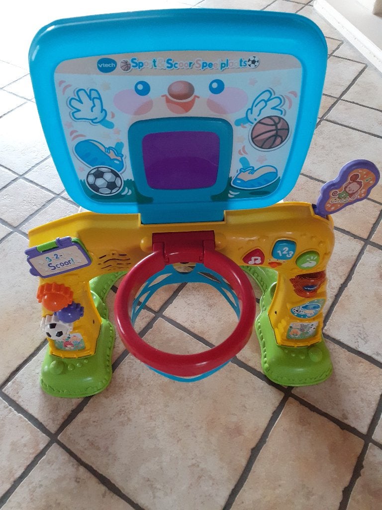 Basketbal/voetbal goal kinderspeelgoed, Kinderen en Baby's, Ophalen, Gebruikt, Overige typen, Met licht