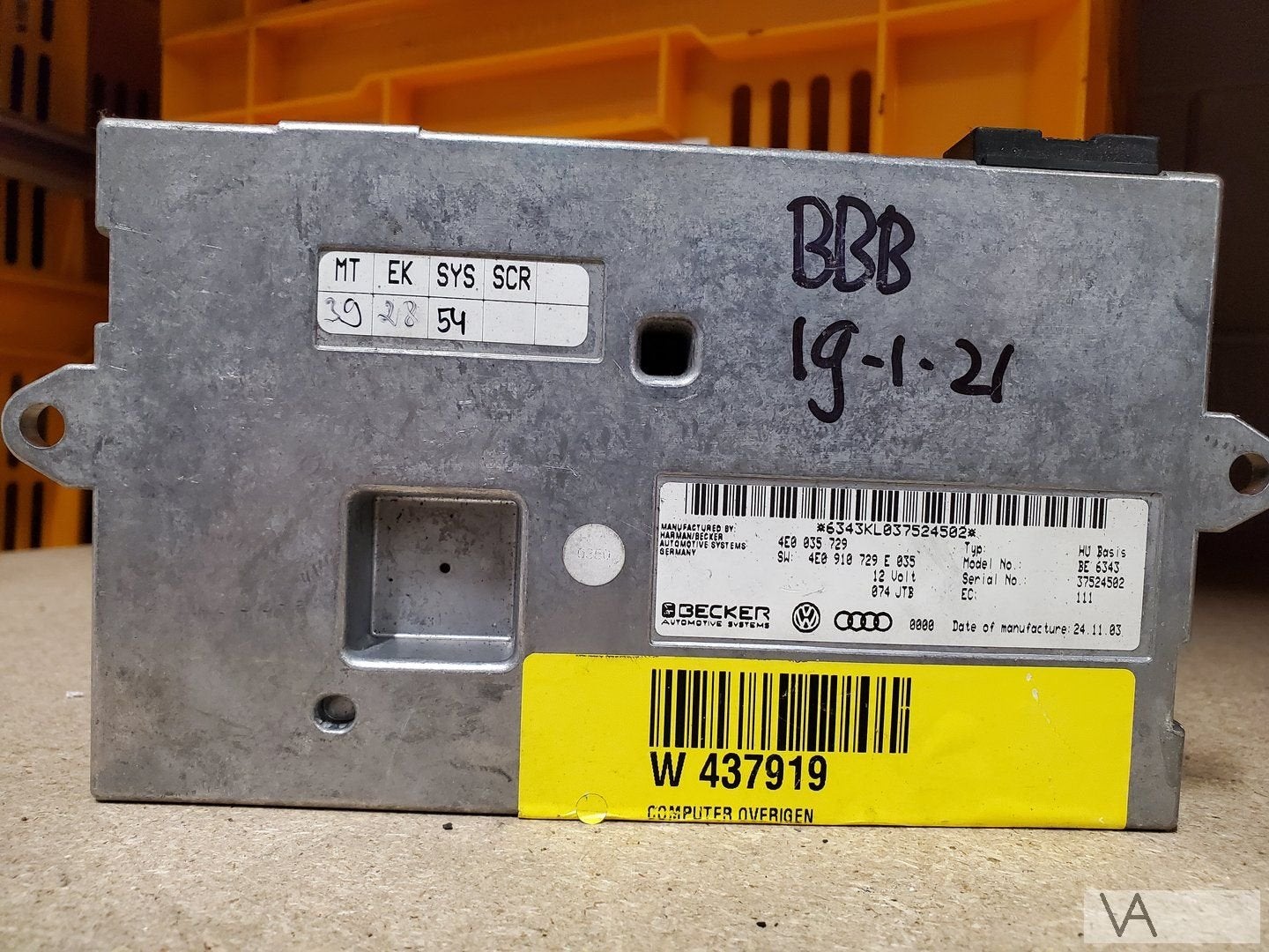 Audi A4 8k / A5 8T / A6 4f radio telefoon module 4e0035729, Auto-onderdelen, Gebruikt, -, -, -
