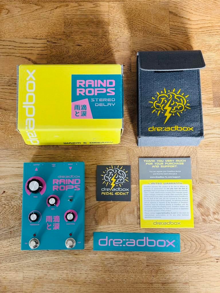 Dreadbox Raindrops, Musique & Instruments, Effets, Enlèvement ou Envoi, Comme neuf, Reverb